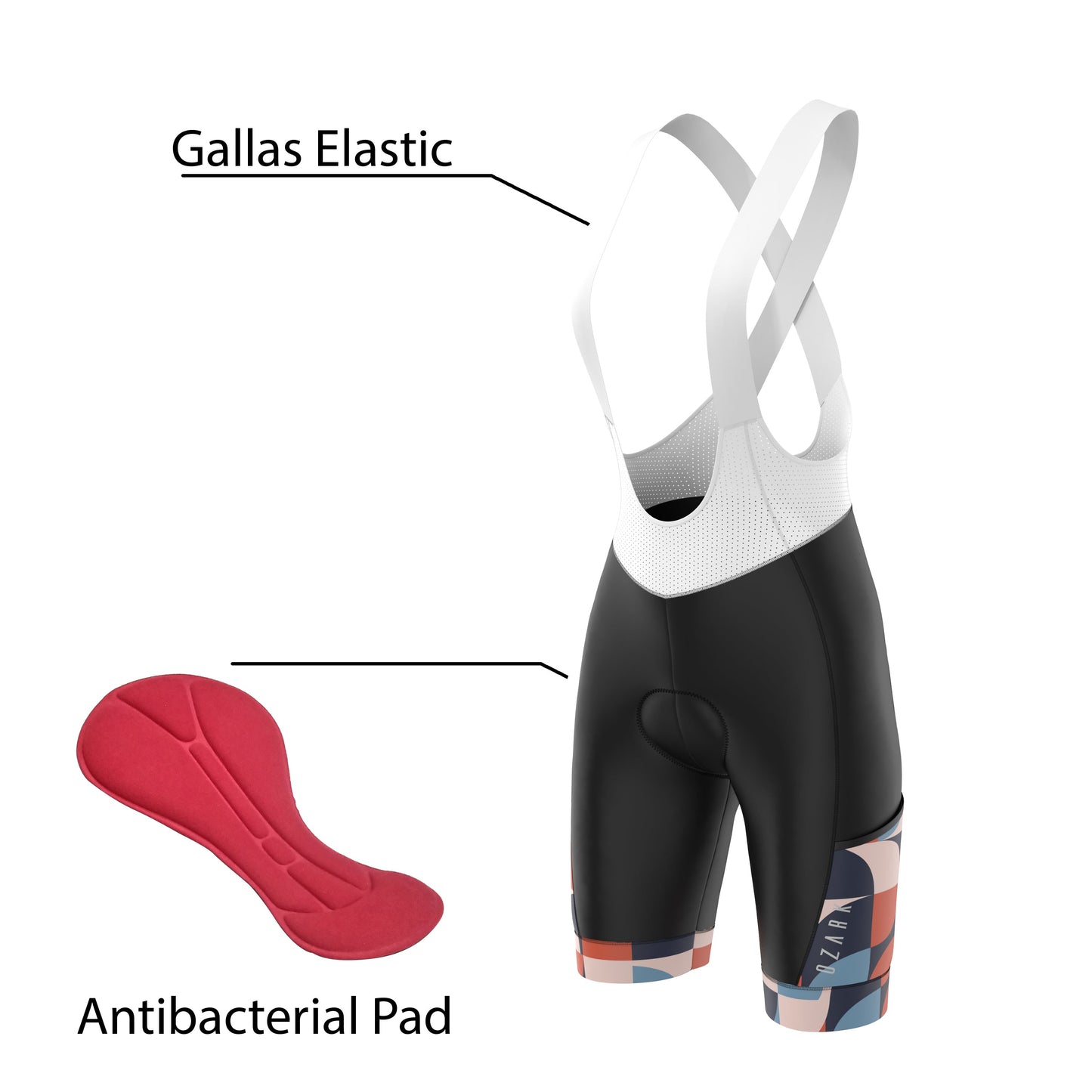 Women's Bib Shorts | Retro