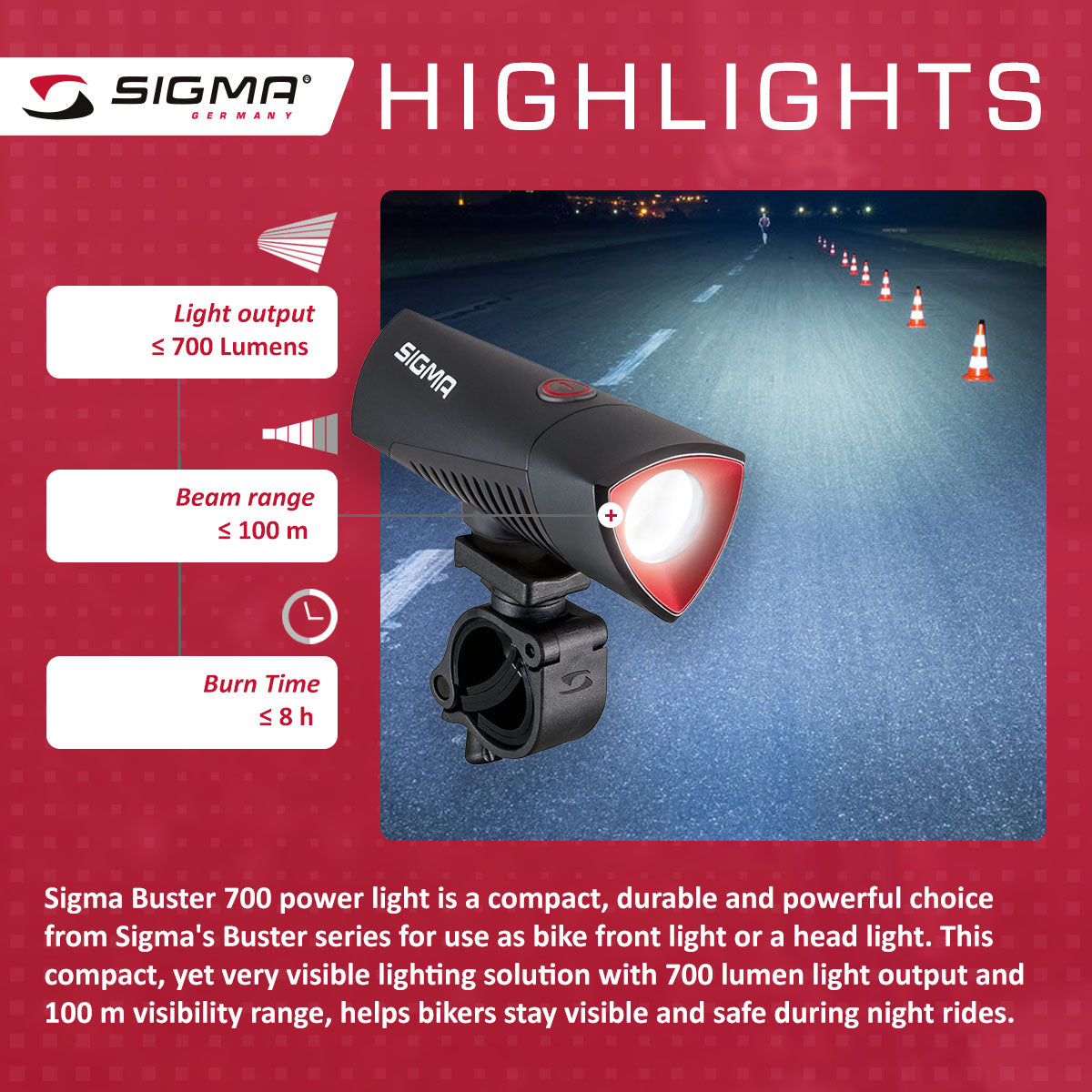 SIGMA Light - BUSTER 700