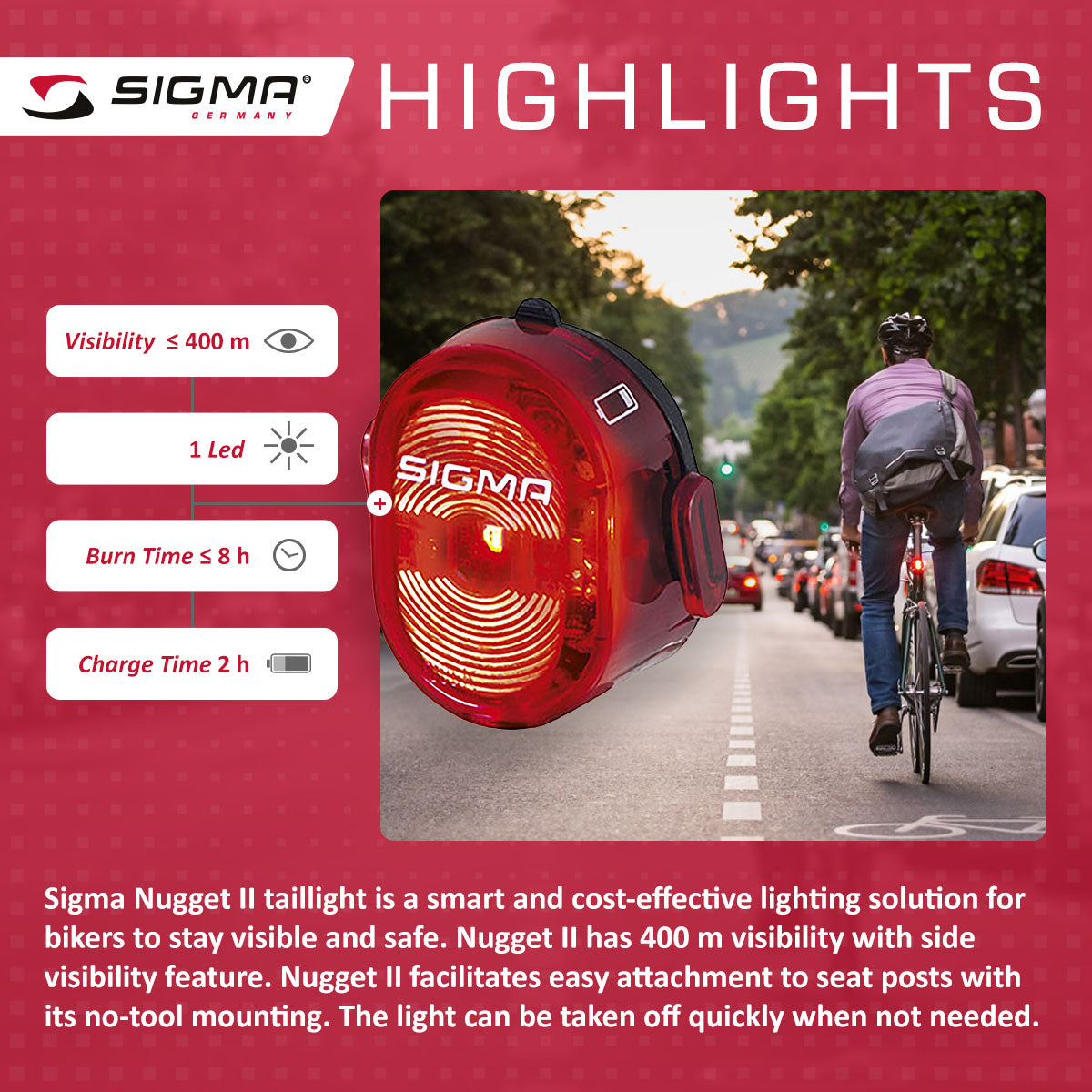 SIGMA Light - BUSTER 300, Power Light w/ Optional Nugget II Flash