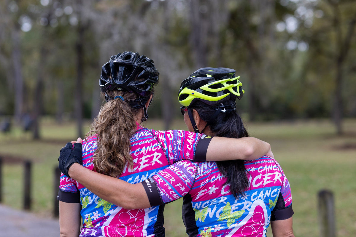 F*ck Cancer | Pro Fit | Short Sleeve Cycling | Full Zip