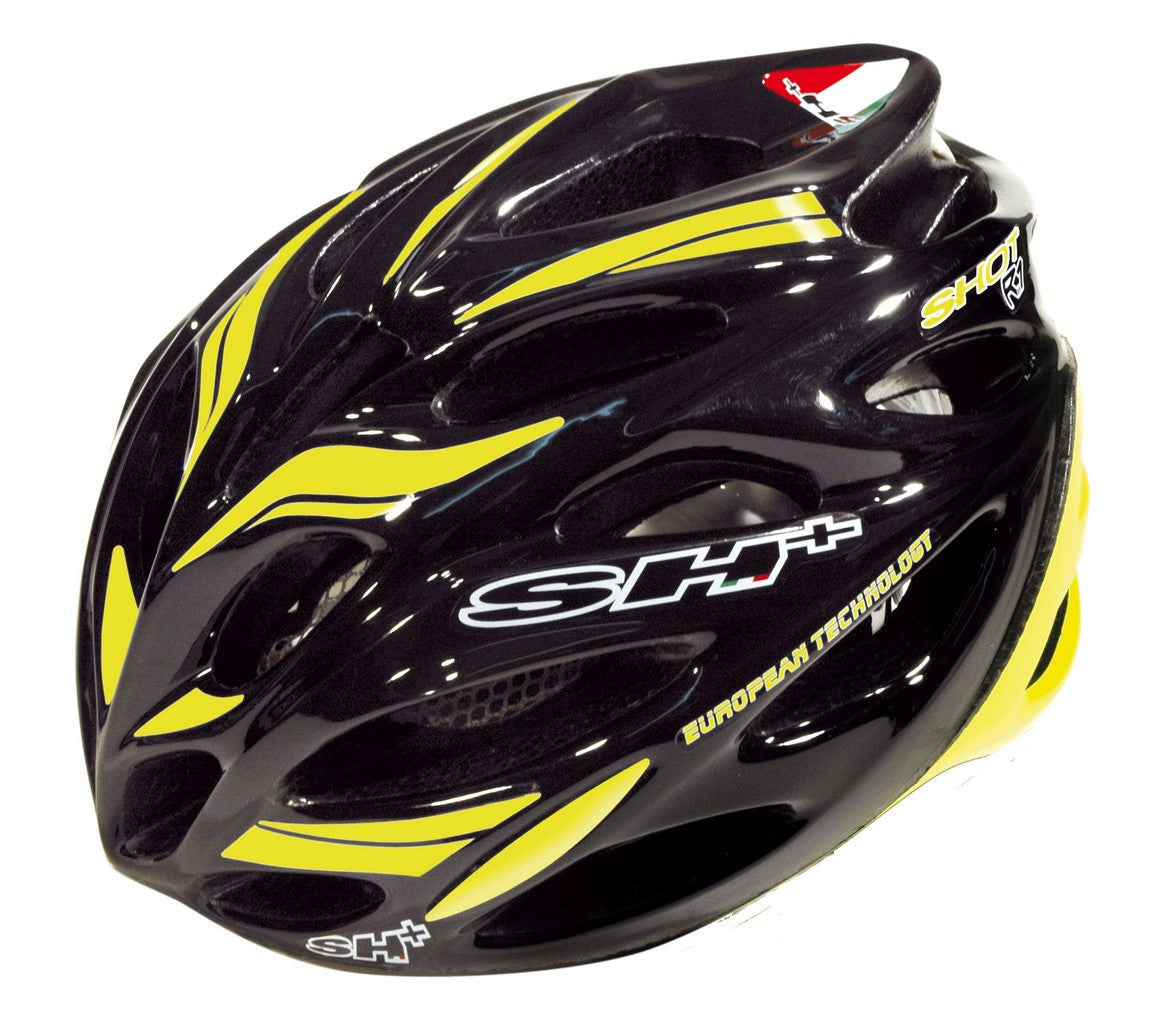 SH+ Shot R1 Helmet - Black/Yellow