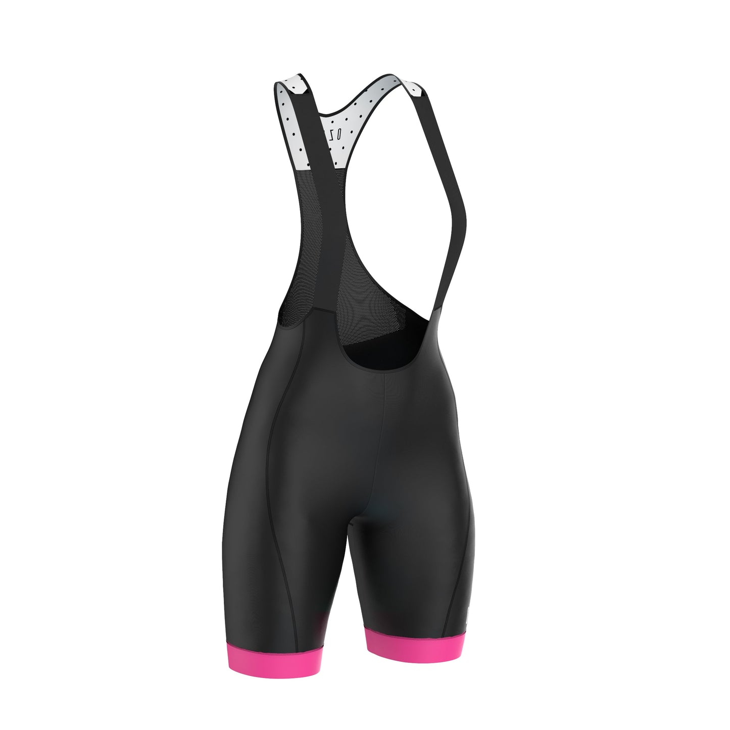 Women's Bib Shorts | White Polka Dot