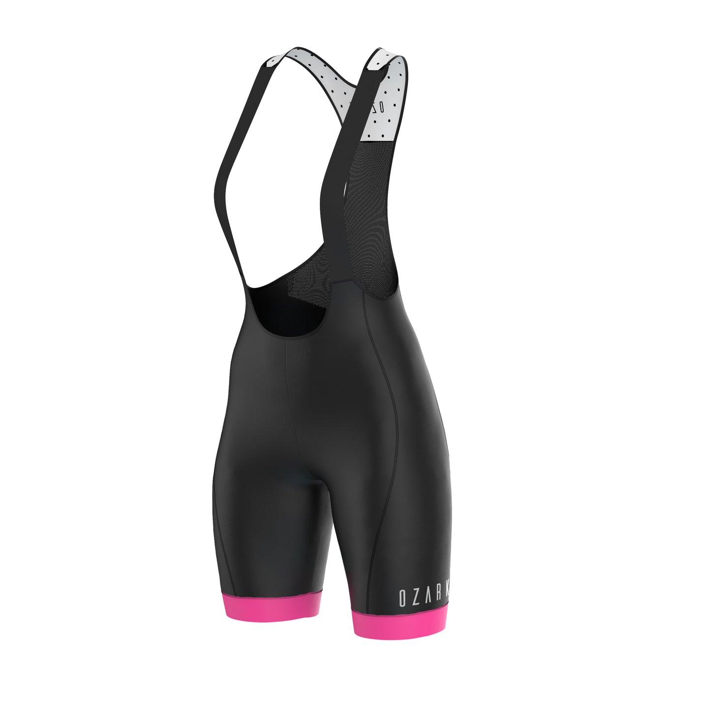 Women's Bib Shorts | White Polka Dot