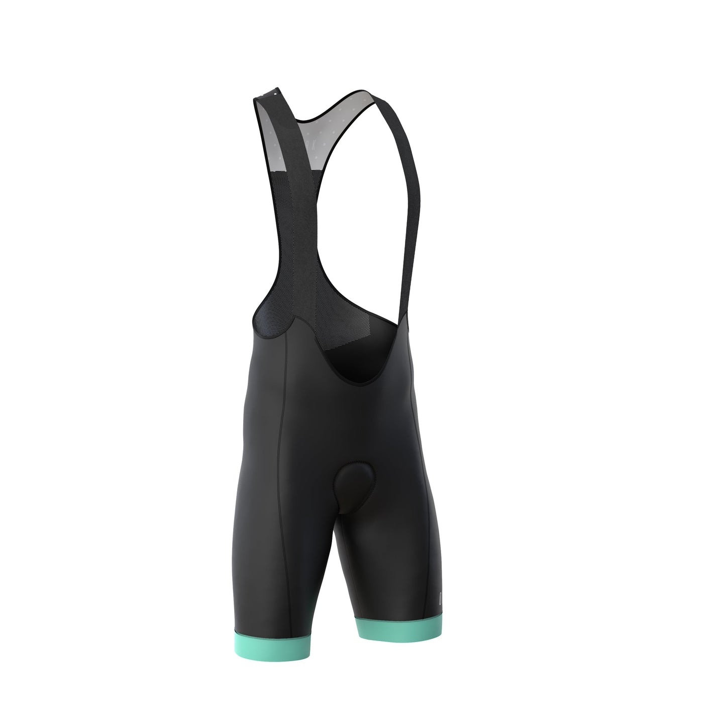 Men's Bib Shorts - Black Polka Dot