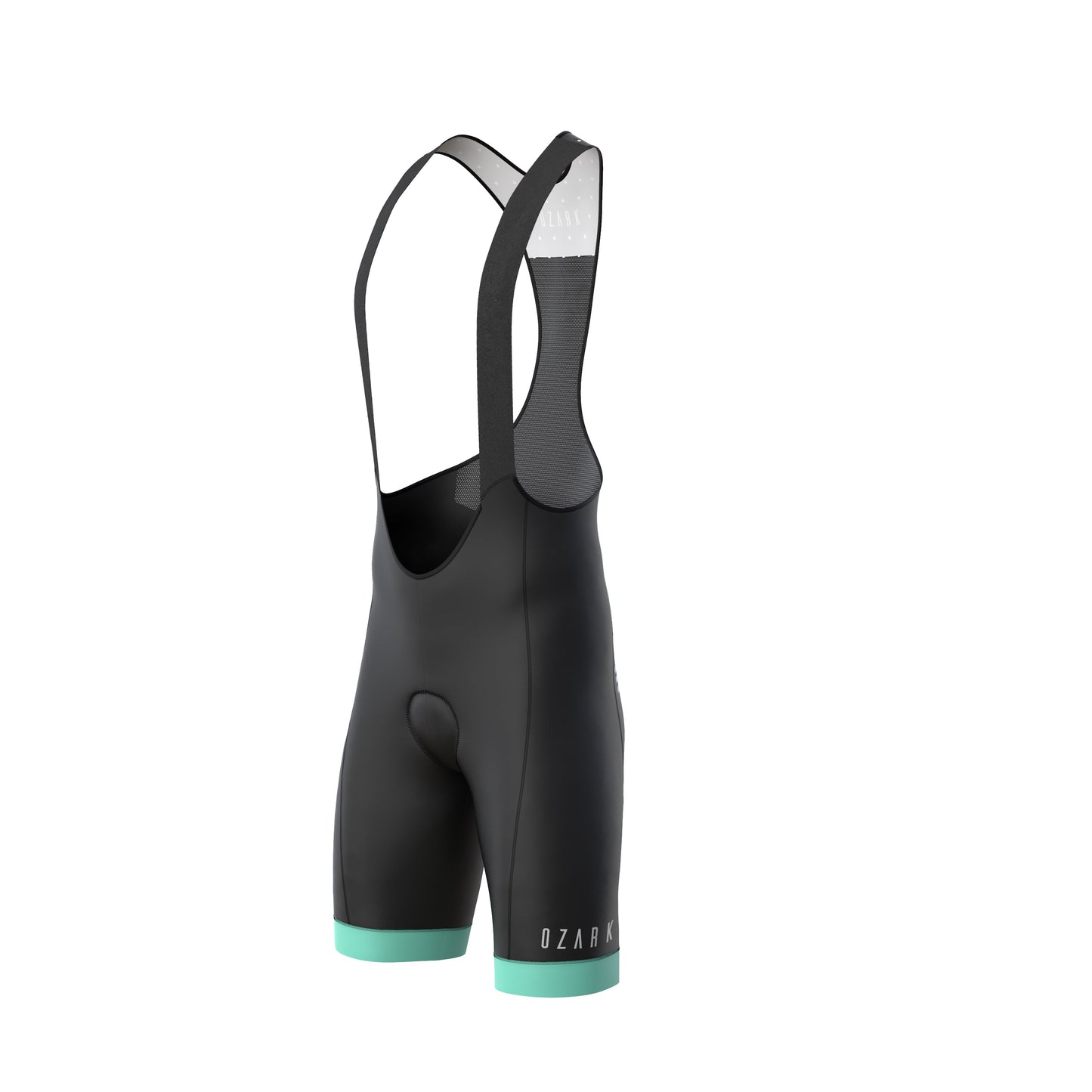 Men's Bib Shorts - Black Polka Dot