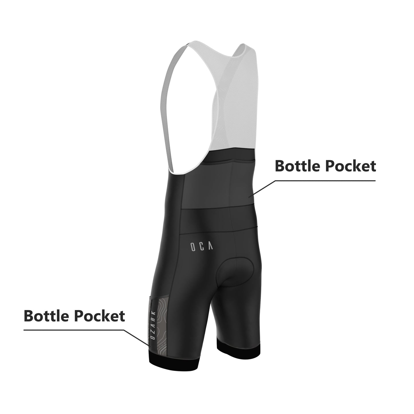 Men’s Core Charcoal Bib Shorts – Performance Fit, Comfort, and Endurance Support
