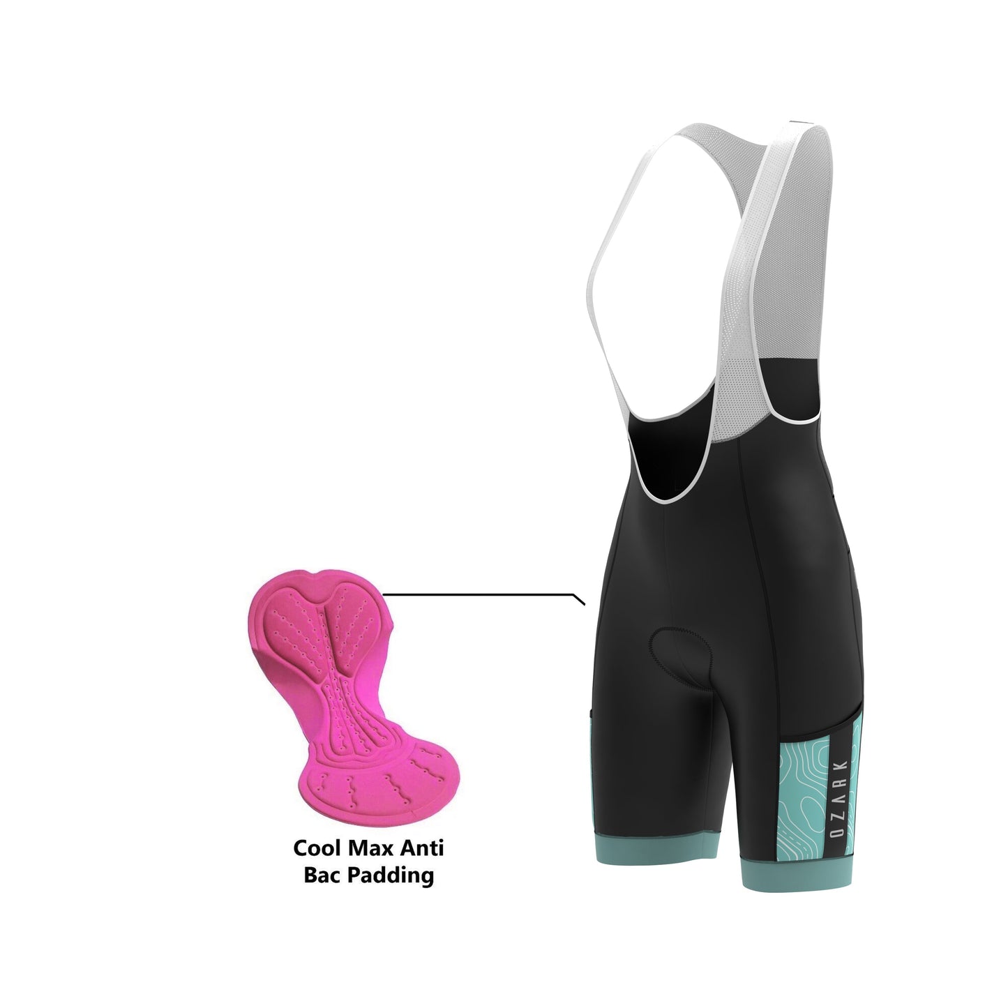 Women's Bib Shorts | Teal Core