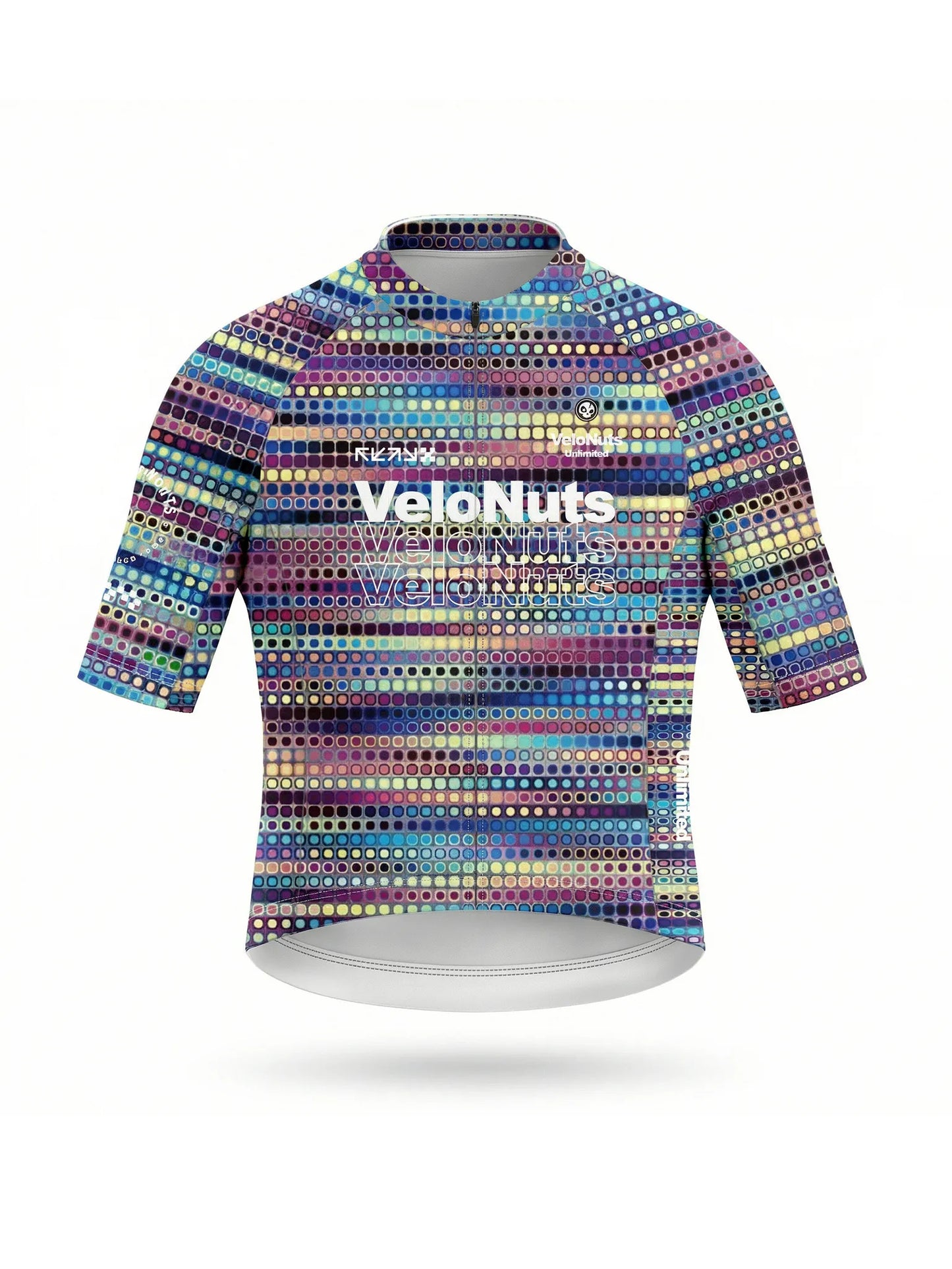 Men's Cycling Jersey-Neon Dotwave