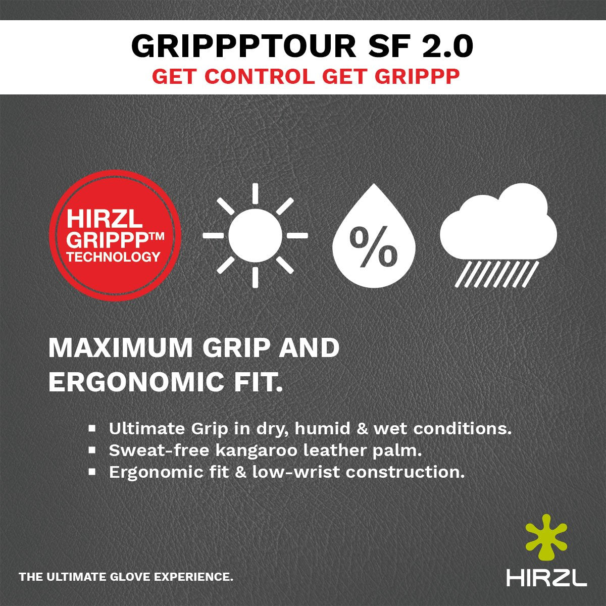 HIRZL - Tour SF 2.0 - Leather Bike Gloves
