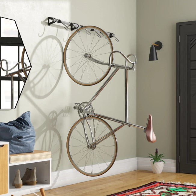 6 wall mounted bike racks