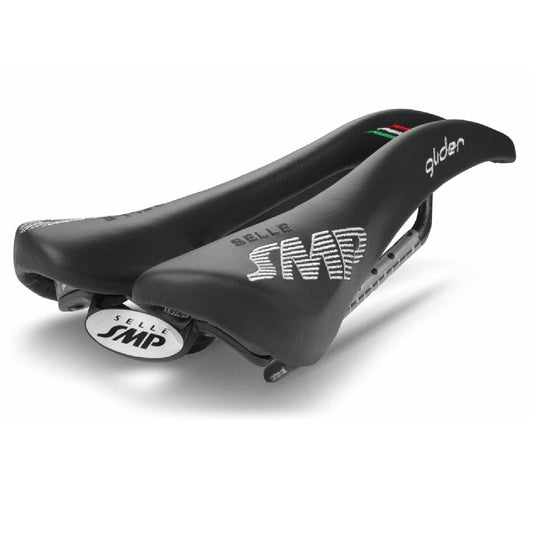 Selle SMP Glider Road/MTB Bike Saddle with Carbon Rails | Black