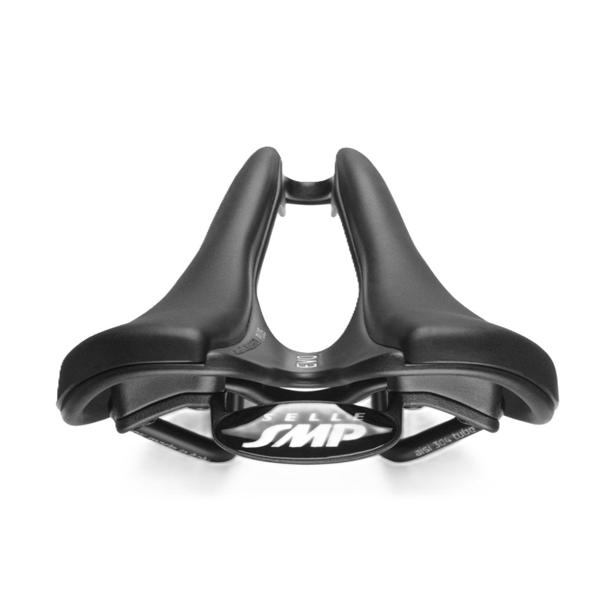 Selle SMP EVO Plus Bike Saddle/Seat Black w/Steel Rails