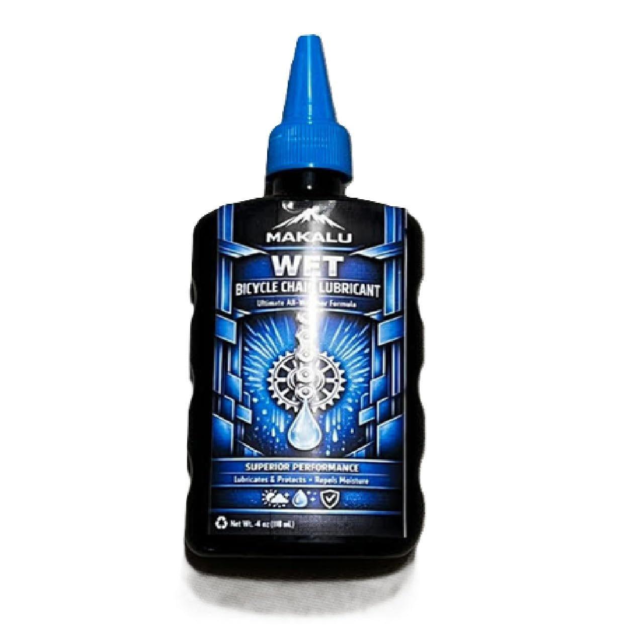Makalu Wet Long Lasting Bicycle Chain Lubricant 4oz