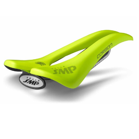 Selle SMP Carbon Super Light Bike Saddle Fluo Yellow