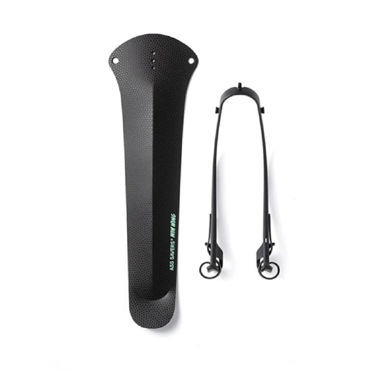 Ass Savers Win Wing 2 Road Rear Mudguard w/ Black Wishbone-Black Dots