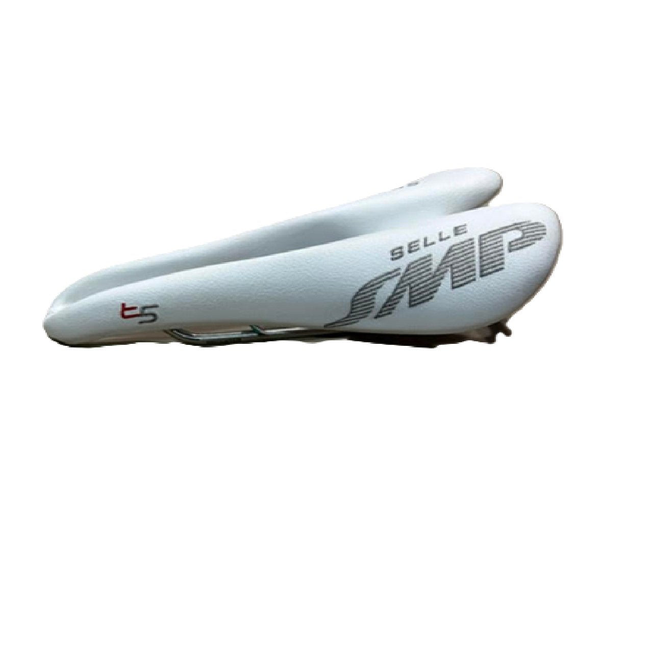 Selle SMP T5 Triathlon Bike Saddle, White, 251 x 141 | Bicycle Seat BM1