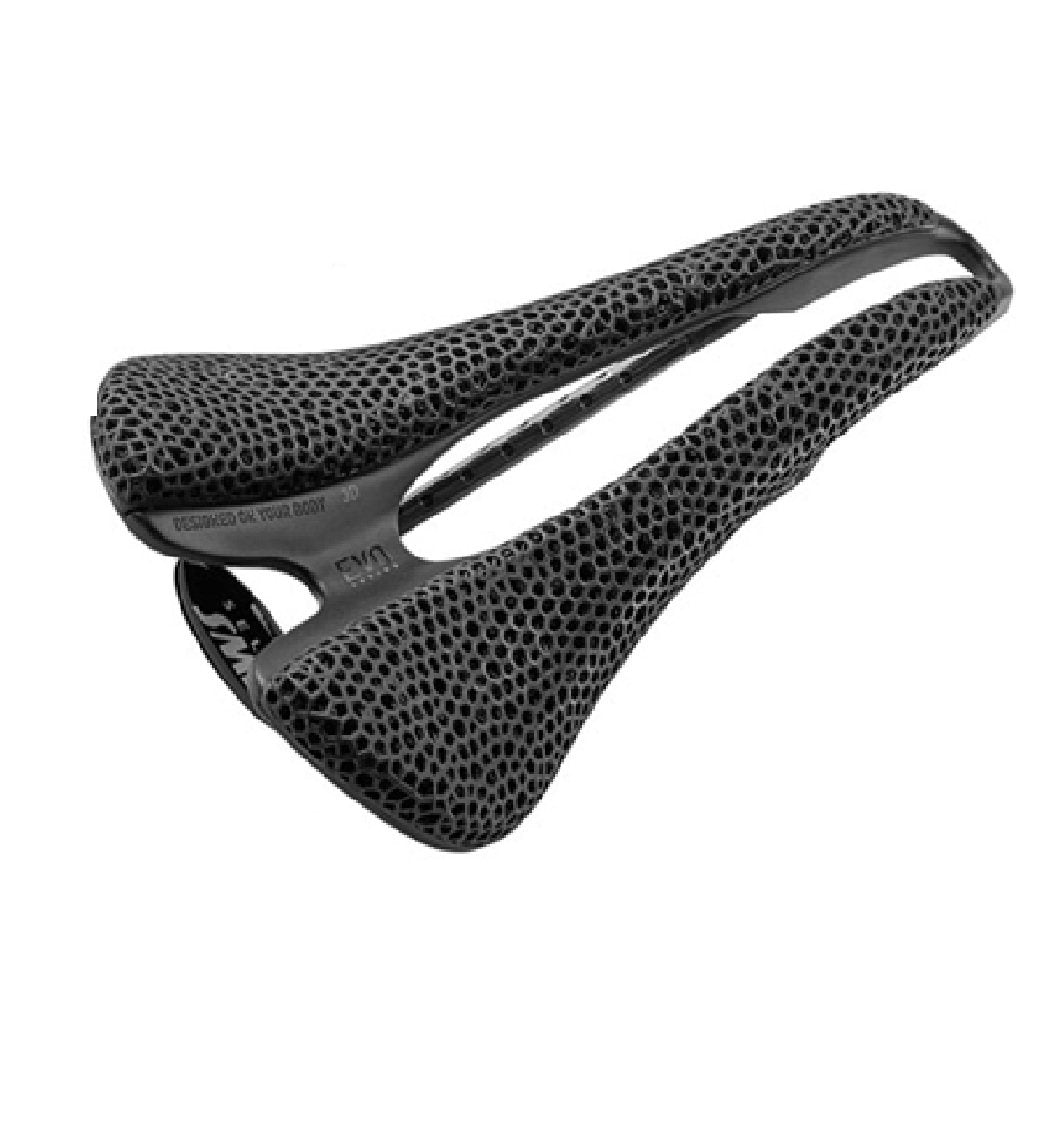 Selle SMP EVO 3D Series Bicycle Racing Saddle w/ Steel Rails Black