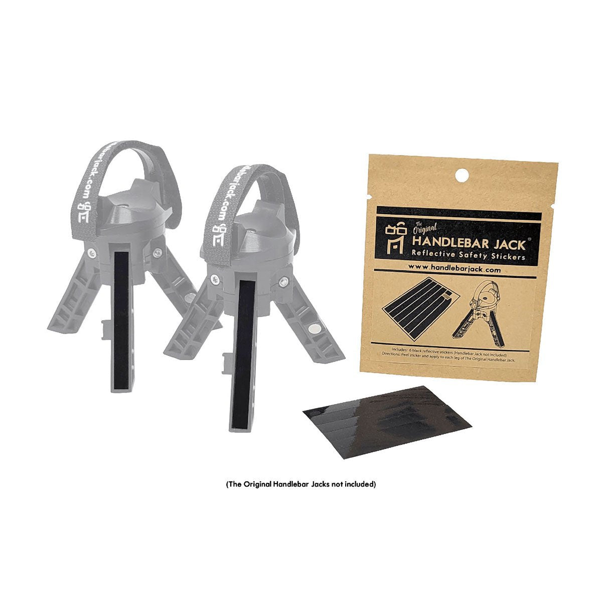 Handlebar Jack - The Original Handlebar Jack V3  and Reflective Sticker bundle