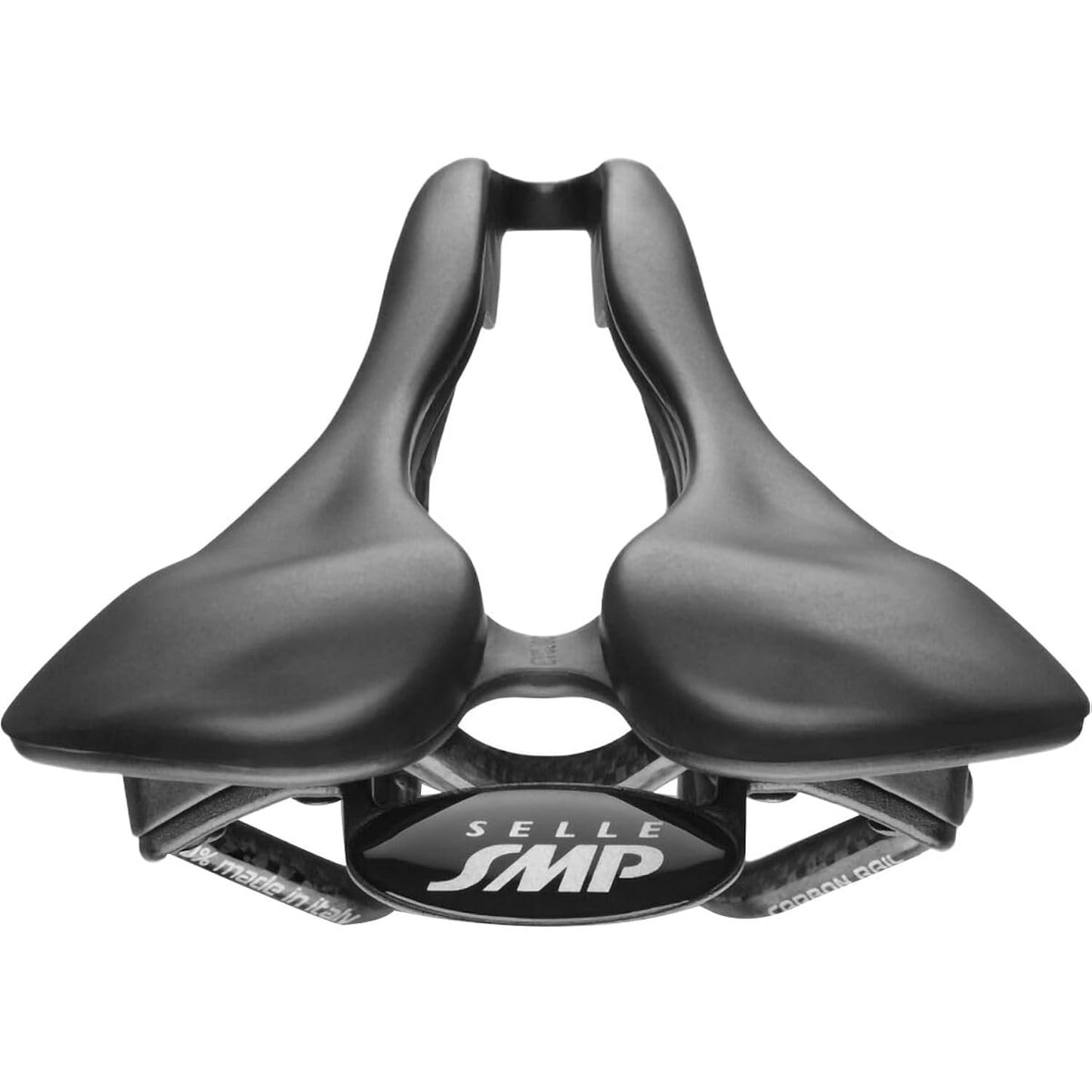 SMP Selle, EVO 20C Bike Saddle w/Carbon Rails Black
