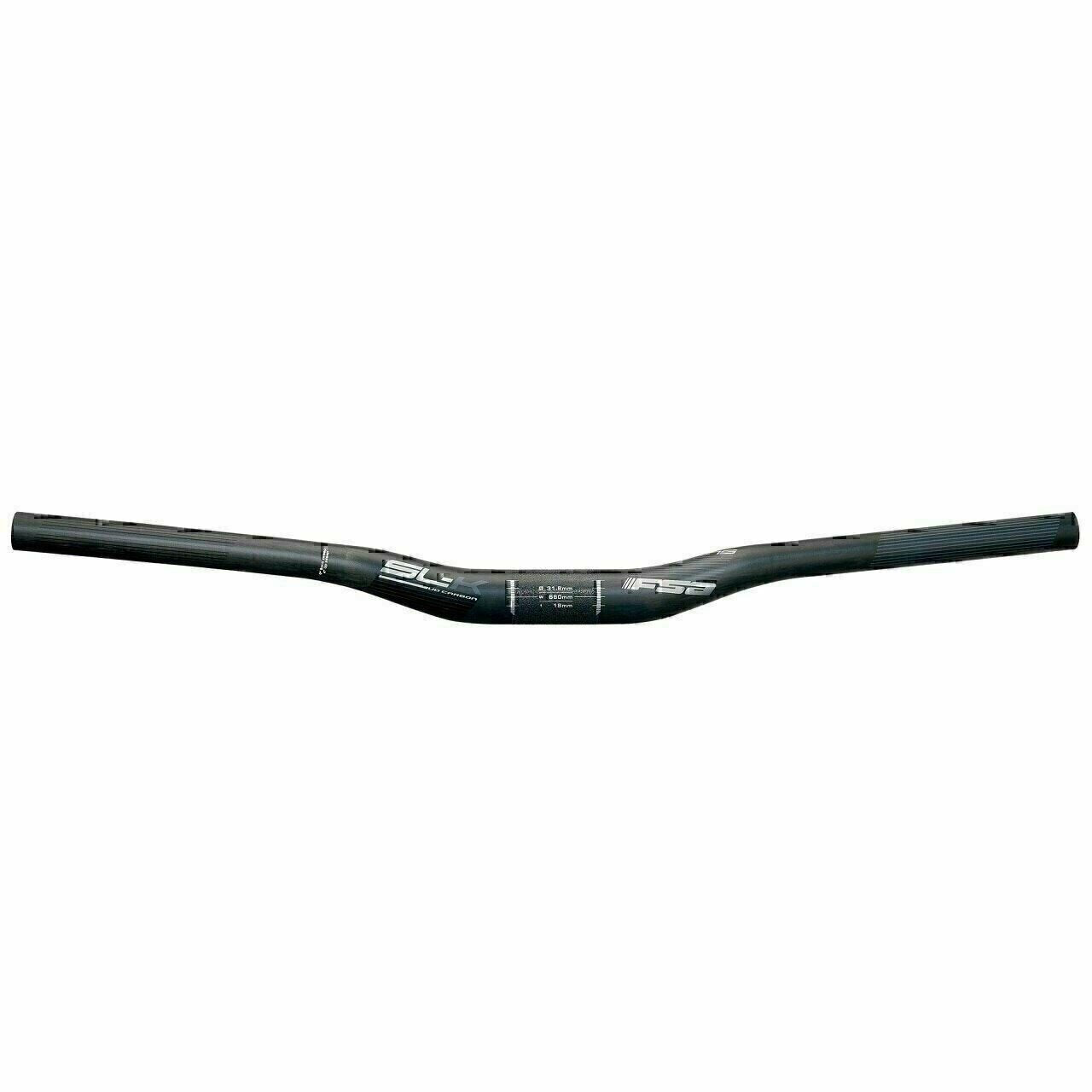 FSA SL-K Carbon/AL MTB 18mm Riser Handlebar 31.8 x 760mm BM1