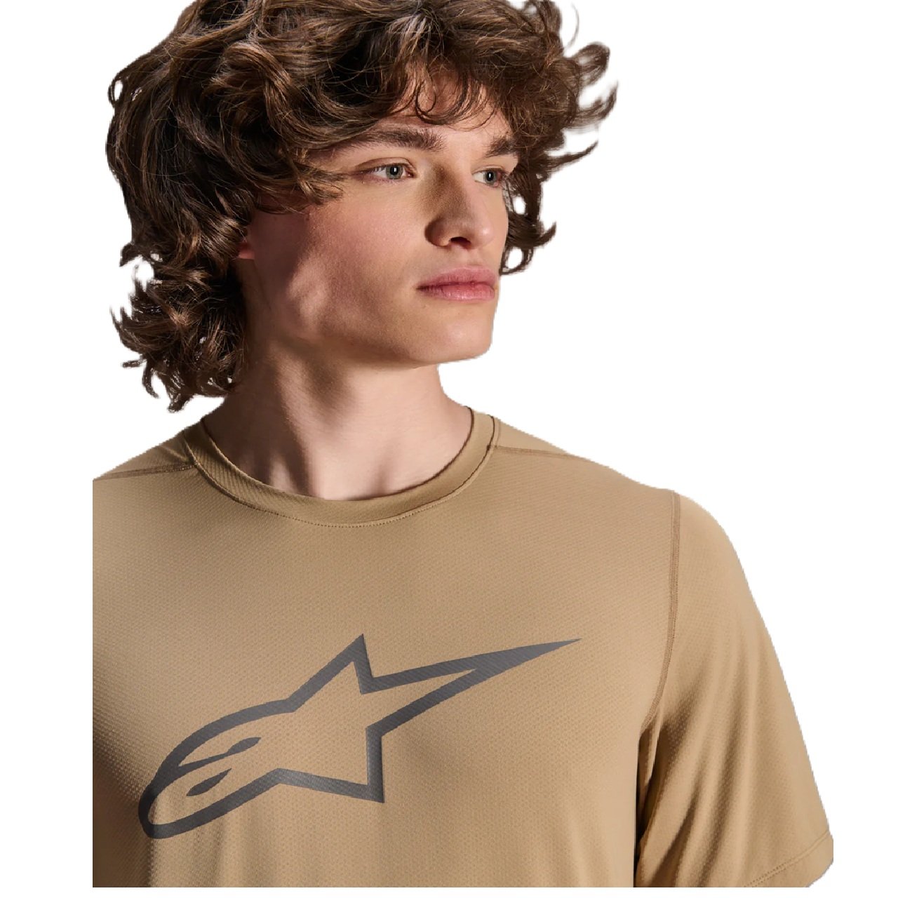 Alpinestars A-Dura Astar MYB Cycling Jersey - Short Sleeve-Light Brown-S