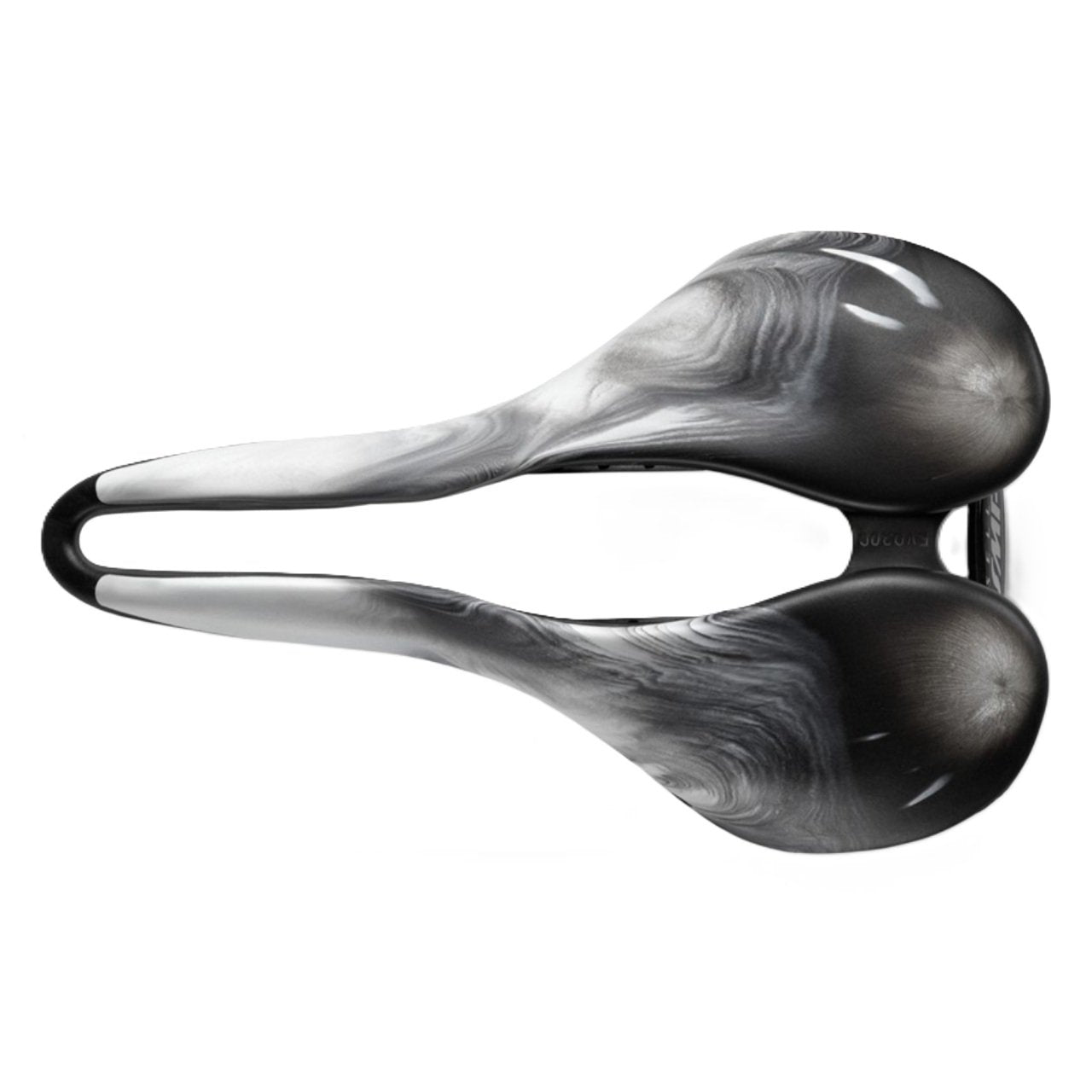 Selle SMP EVO 20C Carbon Rail Bike Saddle Lightweight Liquid Stone Black/White