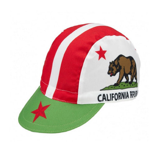 World Jerseys Cycling Cap California Republic cycling hat California Flag