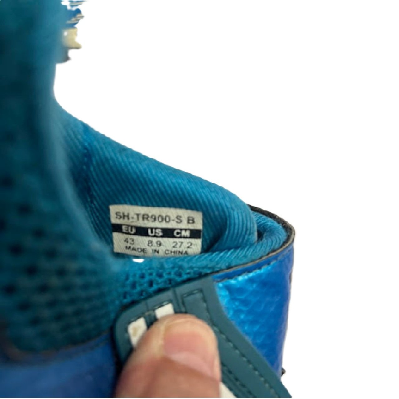 Shimano TR9 Triathlon Cycling Shoe 43 , 8.9 US Blue Used