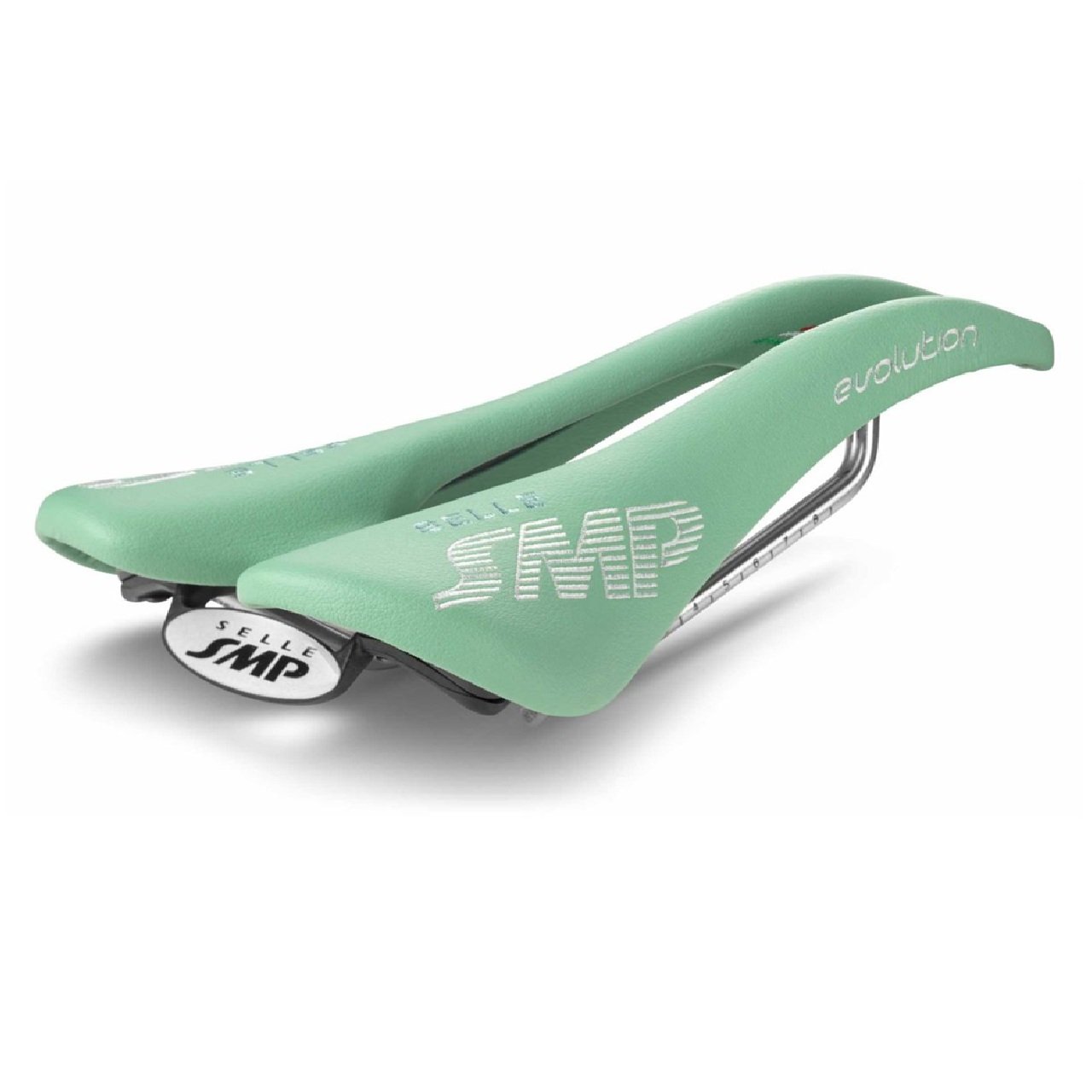Selle SMP Evolution Bike Saddle Celeste Green |Bike seat for Road or MTB