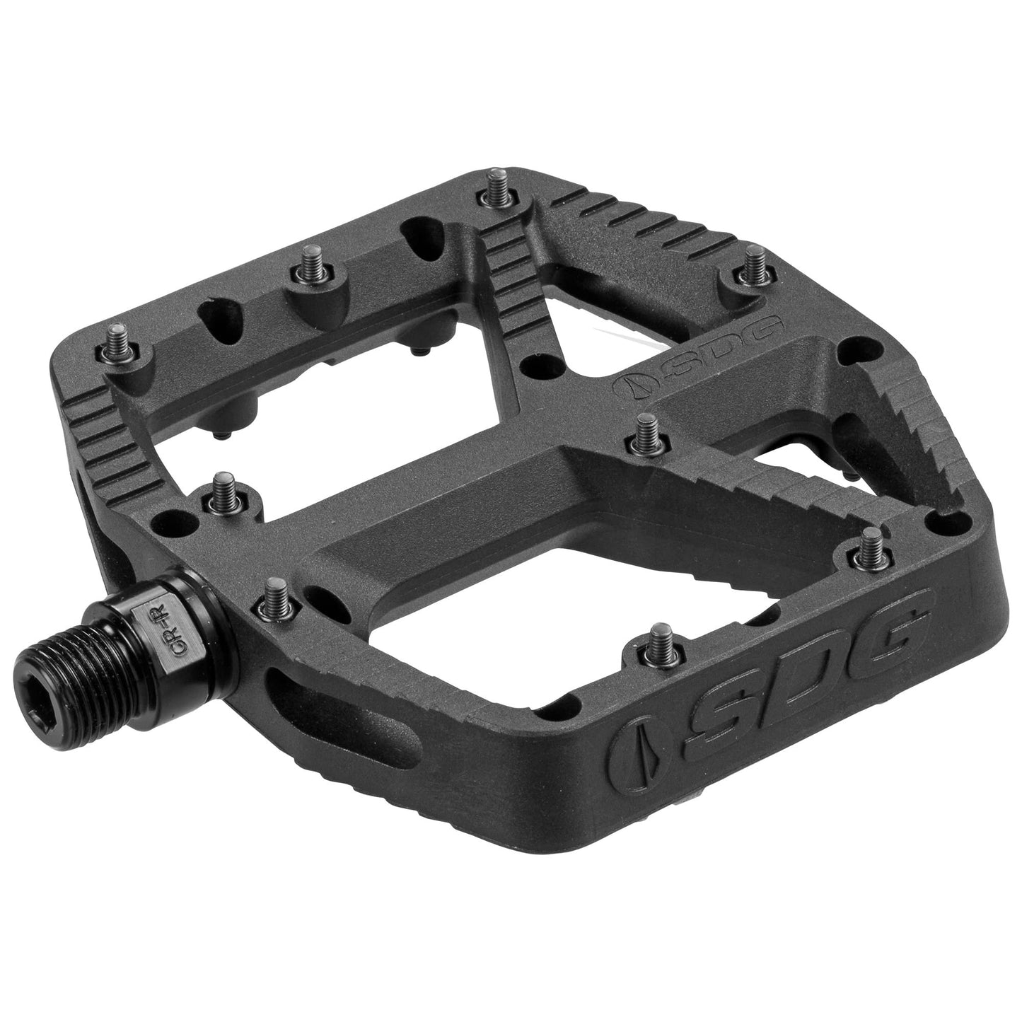 SDG Components, Comp, Platform Pedals Composite, 9/16'', Black, Pair