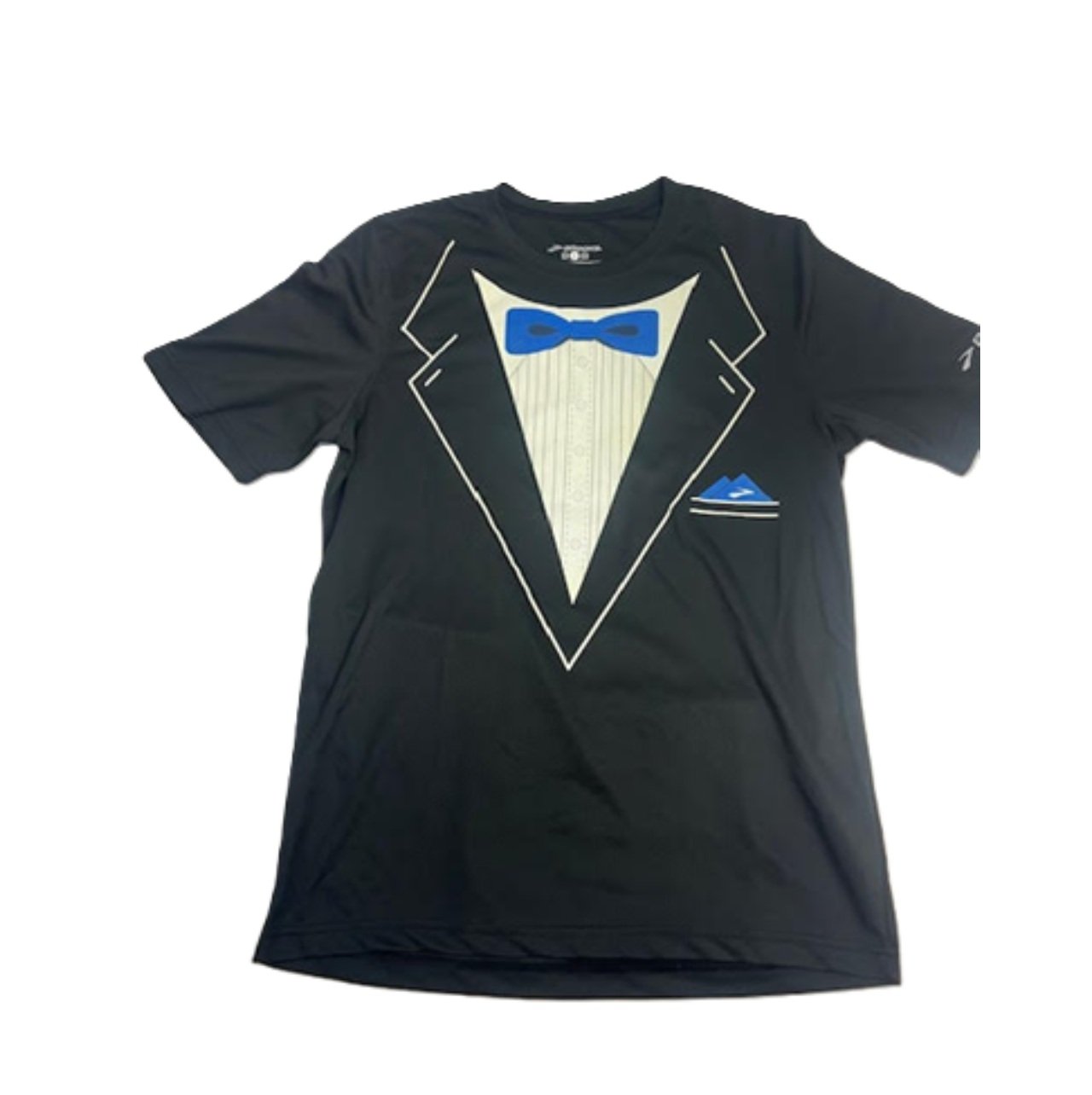 Brooks Tuxedo Thank you Running Performance Running Shirt Small
