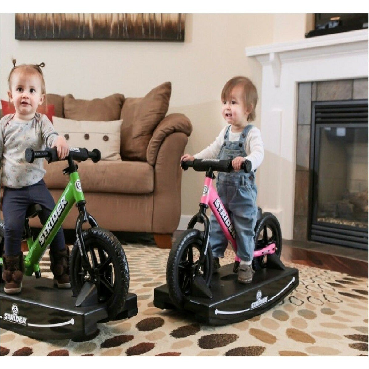 Strider Rocking Bike Strider 12 Sport Baby Bundle 2 in 1 Rocker base & balance bike learn t ...