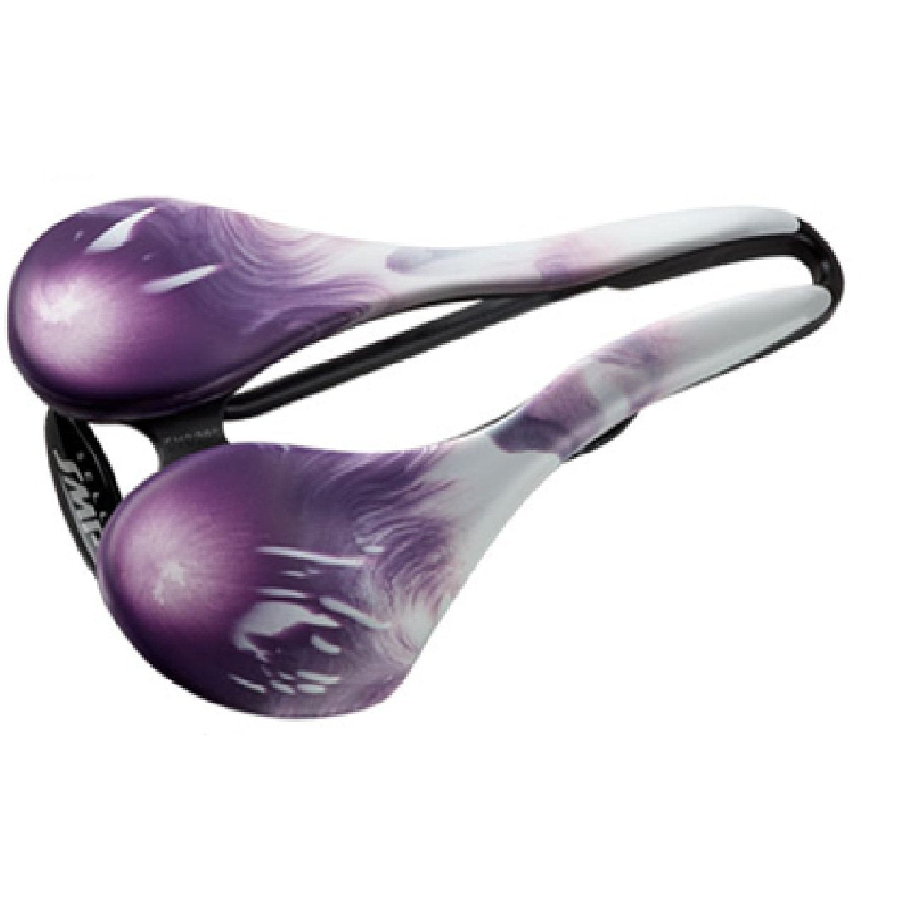 Selle SMP EVO 20C Bike Seat Liquid Stone White/Purple Saddle