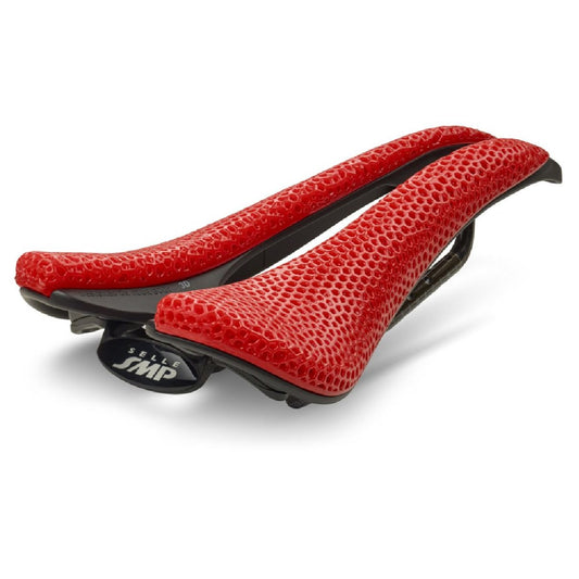 Selle SMP EVO 3D Series Bicycle Racing Saddle w/ Carbon Rails Red