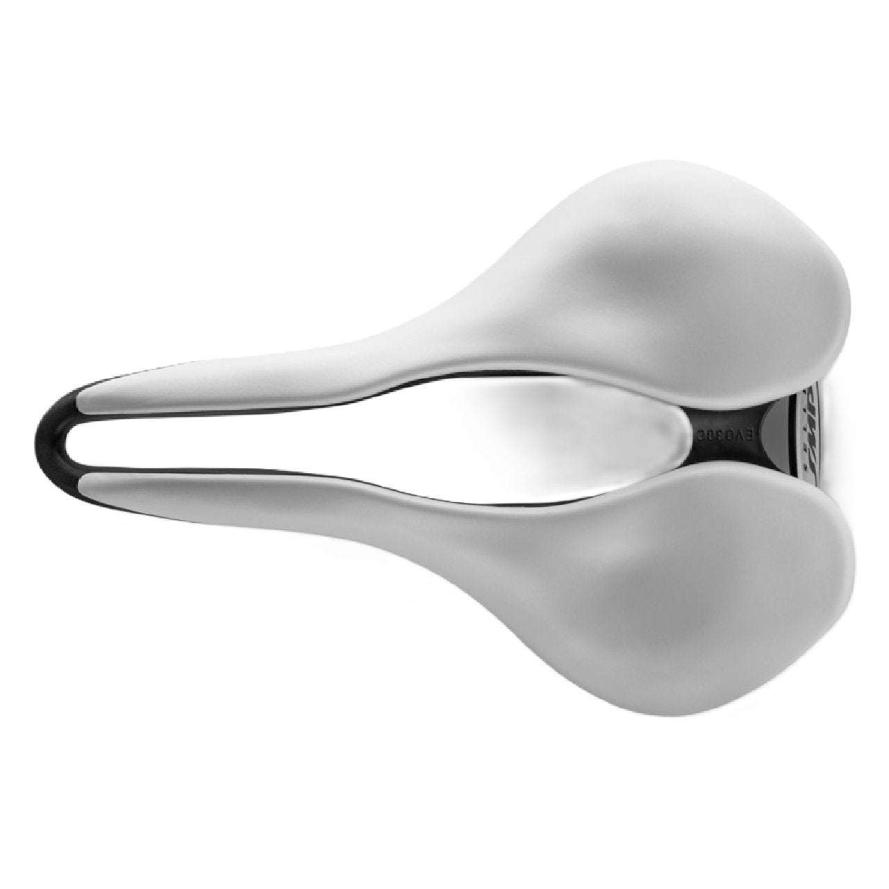 Selle SMP EVO 30C Carbon Bike Saddle - Steel Rails, White, Road/MTB/Triathlon