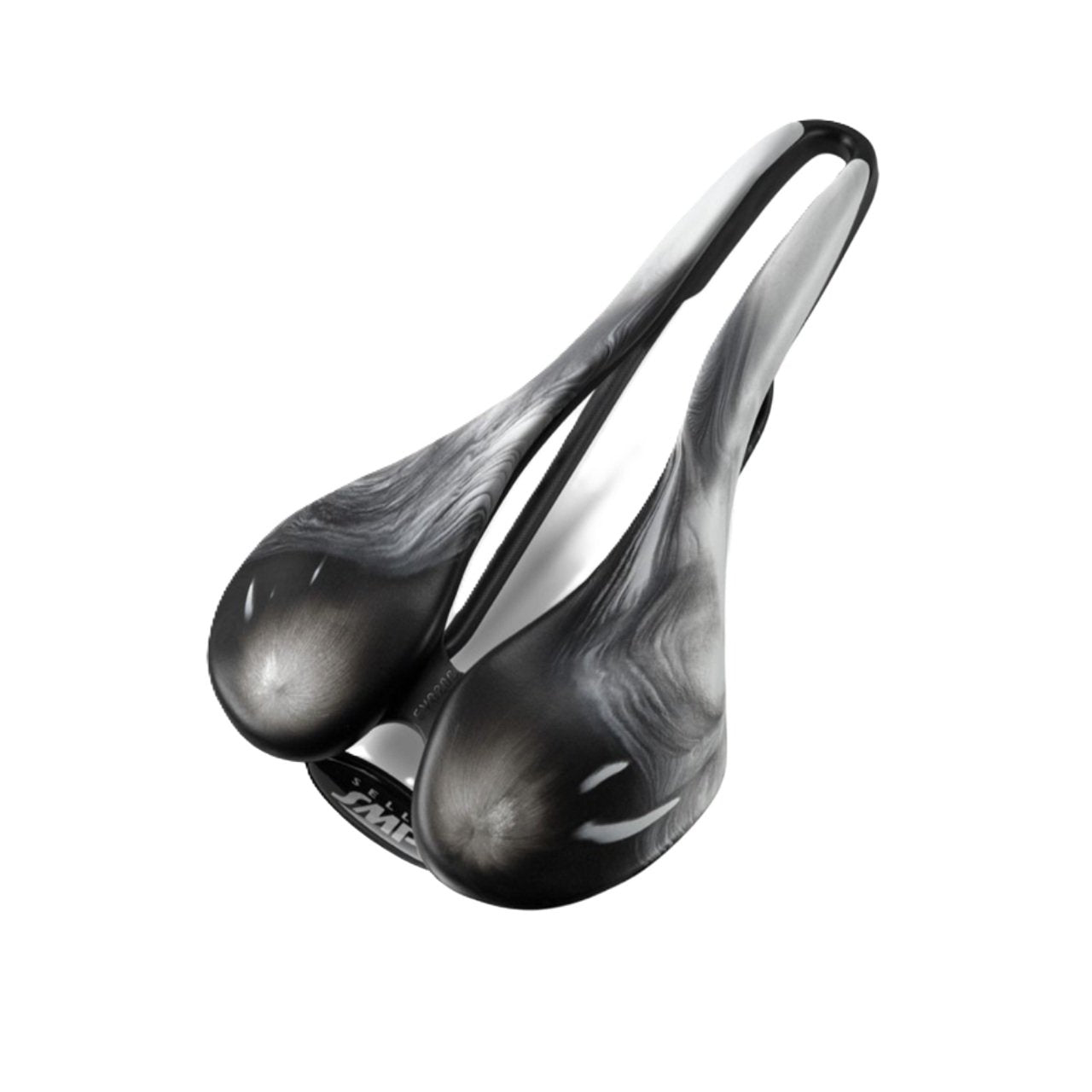 Selle SMP EVO 20C Bike Seat Liquid Stone Black/White Saddle