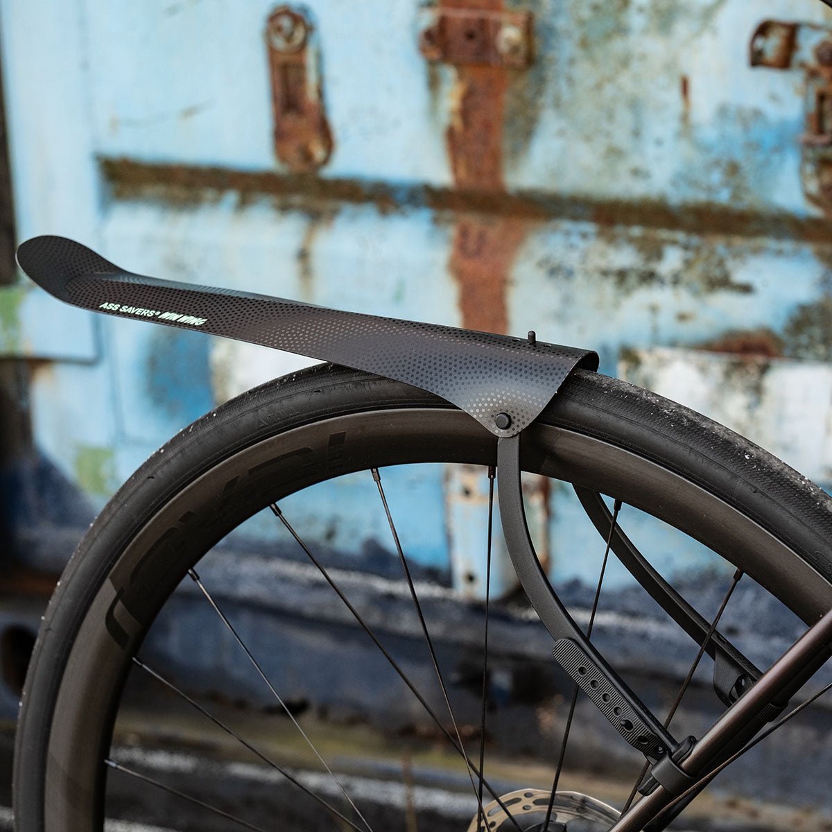 Ass Savers Win Wing 2 Road Rear Mudguard w/ Black Wishbone Squid