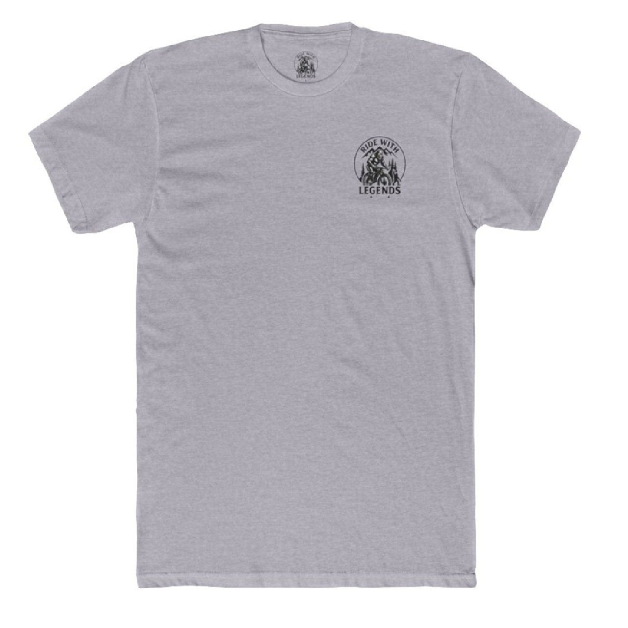 Ride with Legends – Bigfoot Sasquatch Mountain Bike Men’s T-Shirt