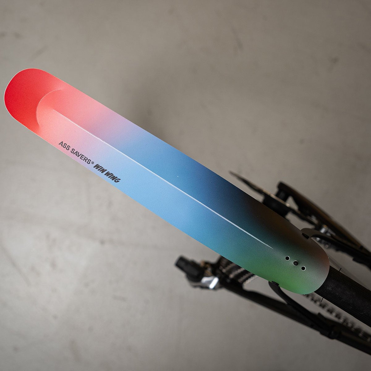 Ass Savers Win Wing 2 Road Rear Mudguard w/ Black Wishbone Spektrum