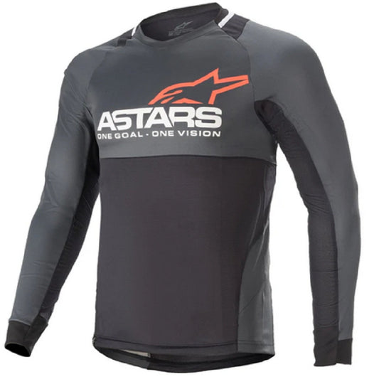 Alpinestars Drop 8.0 MTB Cycling Jersey - Long Sleeve-Black