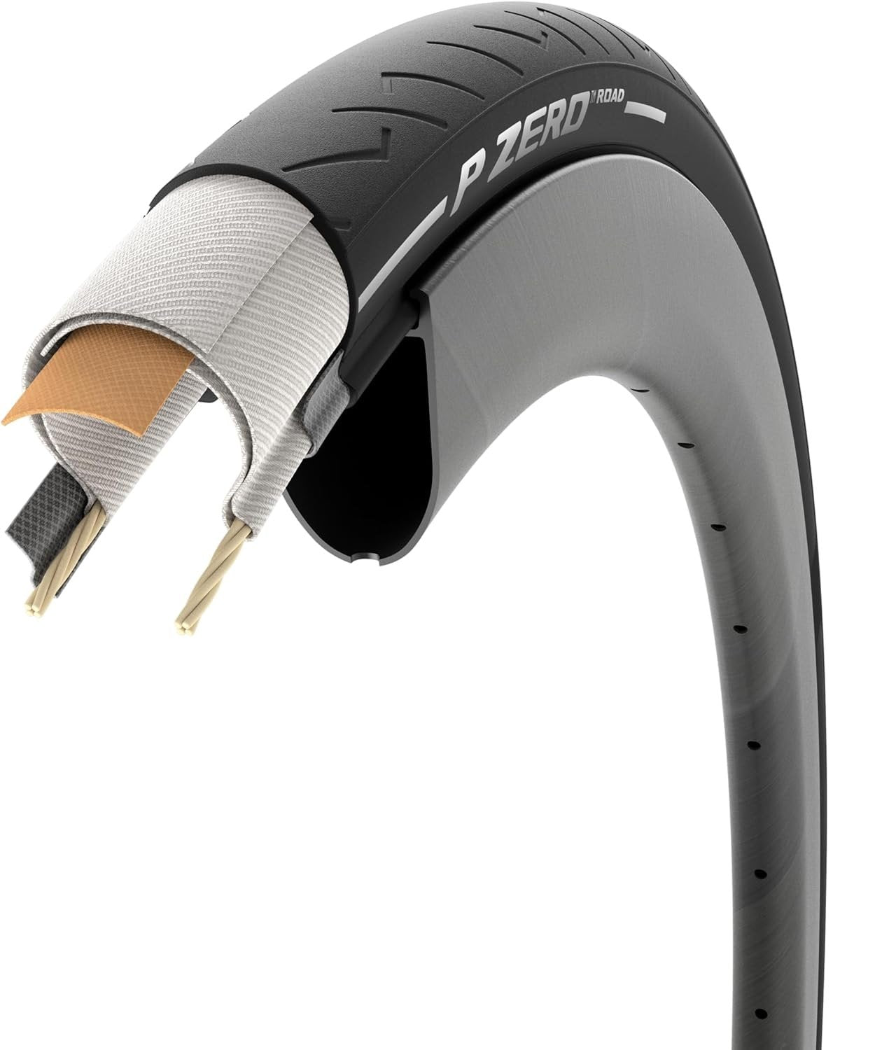 Pirelli P ZERO Road Road Racing Tire | Black | Size: 700 x 24 (pair)