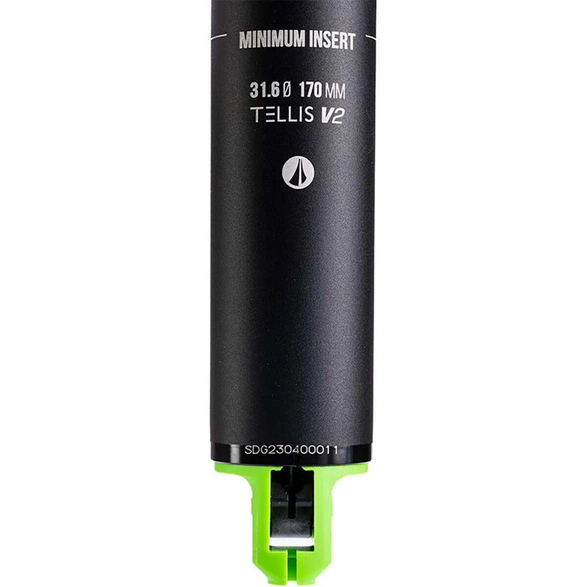SDG Tellis V2 Dropper Adjustable MTB Seatpost 31.6 x 150mm