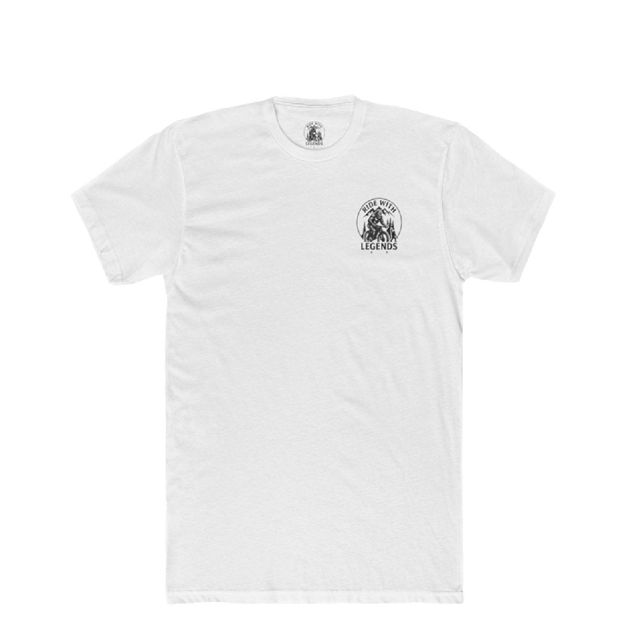 Ride with Legends – Bigfoot Sasquatch Mountain Bike Men’s T-Shirt