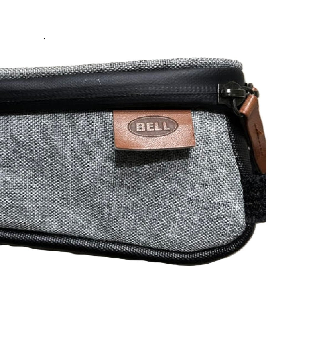 Bell Stowaway 500 Top Tube Bike Bag w/Touchscreen Phone Pocket, Charcoal Gray Bm1