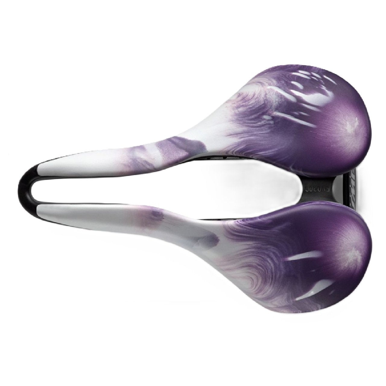 Selle SMP EVO 20C Carbon Rail Bike Saddle - Lightweight Liquid Stone Purple/White