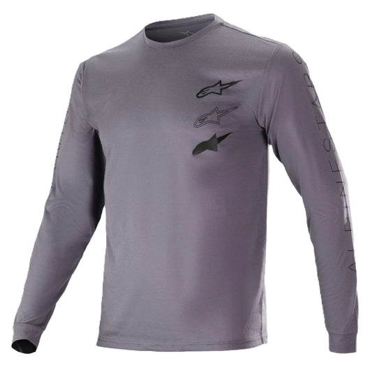 Alpinestars Lead Tech MTB/Motocross Tee - Long Sleeve Gray