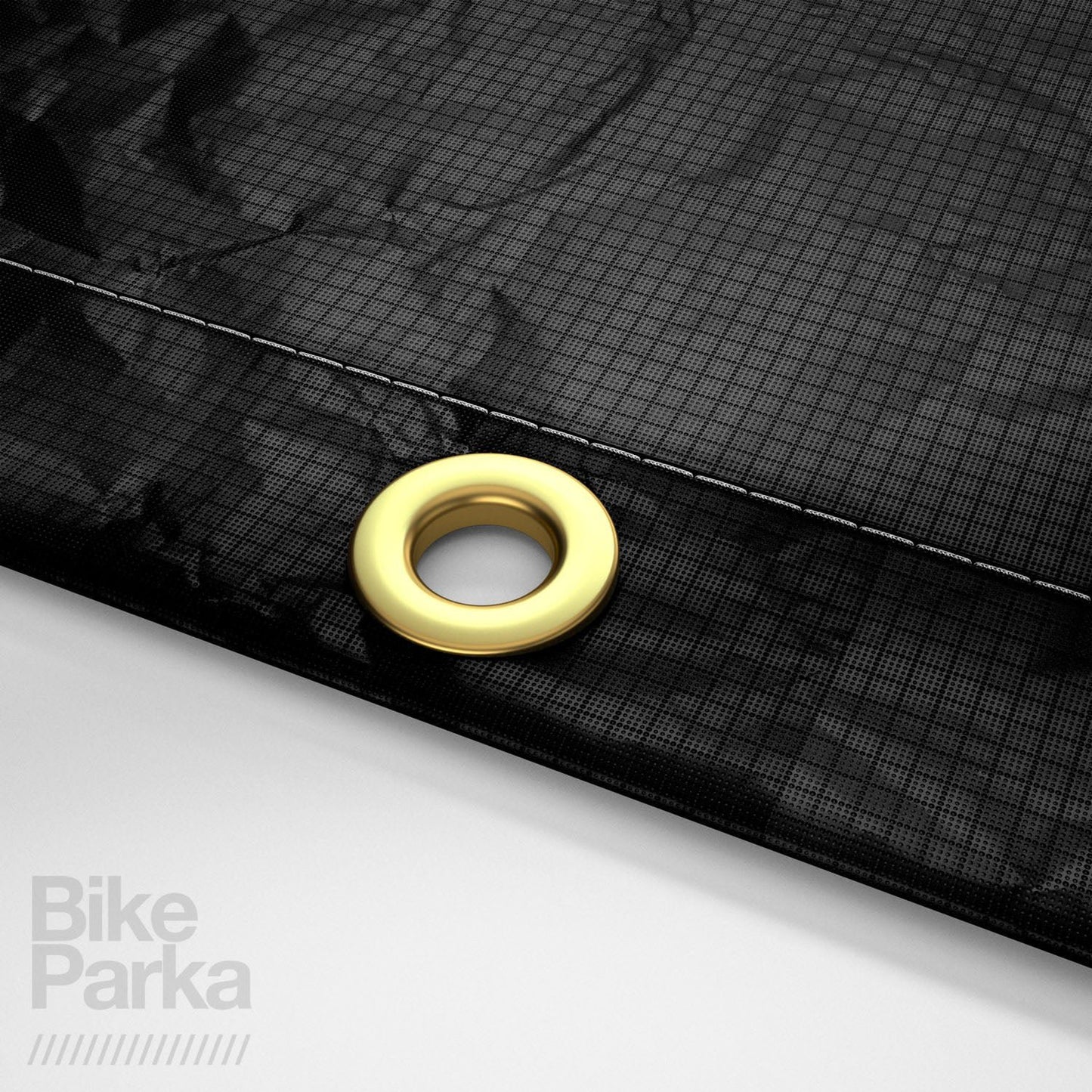 BikeParka Stash Bike Cover - Waterproof RipStop All Weather Bike Protection-Black