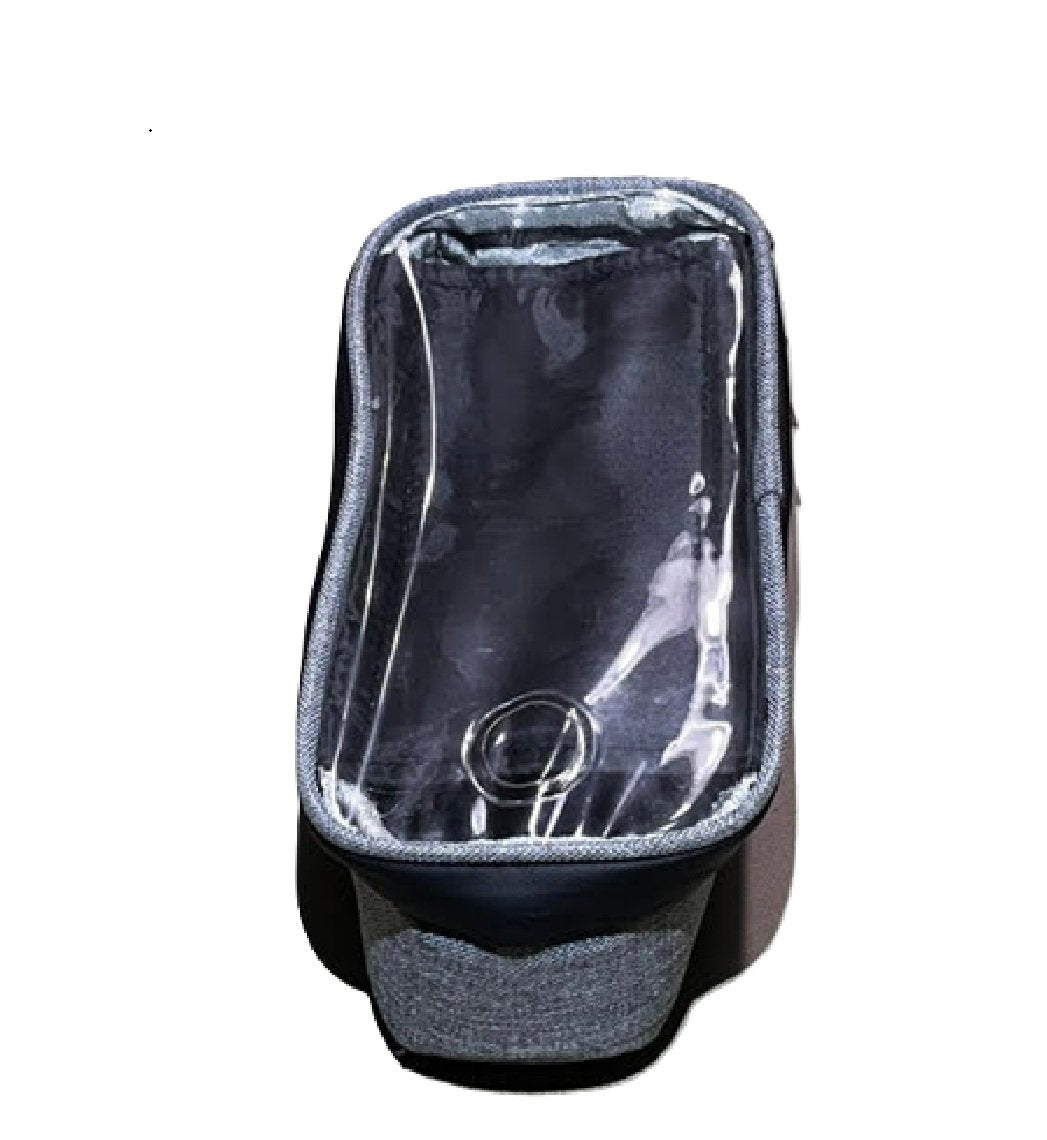 Bell Stowaway 500 Top Tube Bike Bag w/Touchscreen Phone Pocket, Charcoal Gray Bm1