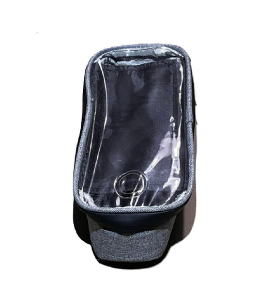 Bell Stowaway 500 Top Tube Bike Bag w/Touchscreen Phone Pocket, Charcoal Gray Bm1