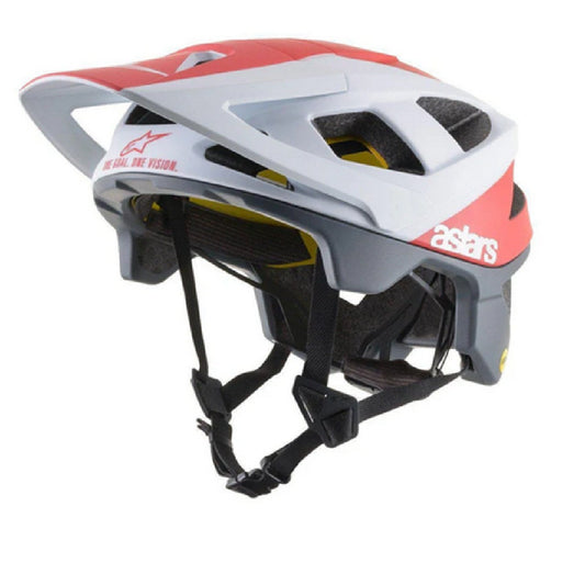 Alpinestars Vector Tech Polar MTB Cycling Helmet-Red/White